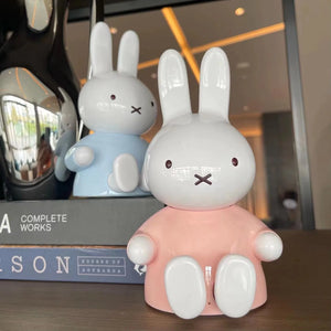 Miffy Bluetooth Figurine Speaker TF Card Design Wireless Speaker Super Bass 3D Digital Sound Loudspeaker Handfree MIC For gifts