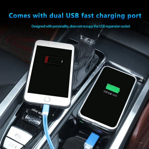 For volvo xc60 s90 v90 new 2020 s60 v60  Car Wireless Charger Induction Fast Charging 2015 2016 2017 2018 2019 2023 xc90