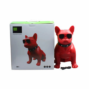 2023 Wireless Bluetooth Speaker  French Bulldog cumputer speakers Portable Stereo Super Bass USB AUX Outdoor Full Dog Subwoofer