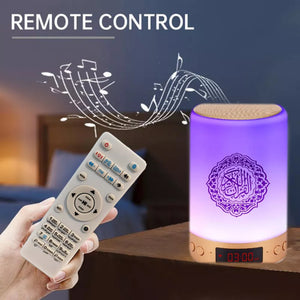 AZAN Islamic Quran Speaker Night light mp3  APP control Coran Player Quran lamp with 16G memory card veilleuse coranique