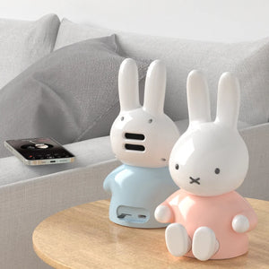 Miffy Bluetooth Figurine Speaker TF Card Design Wireless Speaker Super Bass 3D Digital Sound Loudspeaker Handfree MIC For gifts