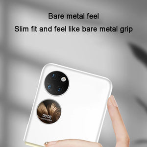 2022 New Flip Case for Huaingwei P50 Pocket Folding Screen Phone Case Cellphone Ultra-thin Shell Anti-drop Protect Cover for P50