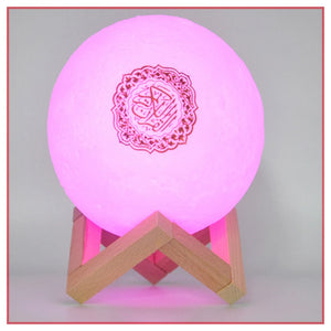 Bluetooth Speakers Wireless Muslim Night Light Quran speakers 3D Moon With APP Control Quran Speaekr Koran Touch Lamp