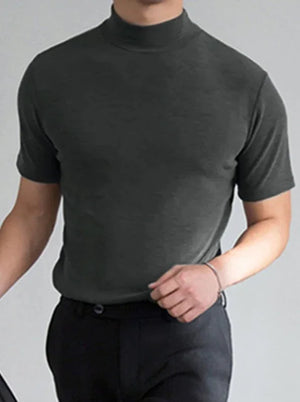 High Neck Anti-Sweat T-Shirt for Men