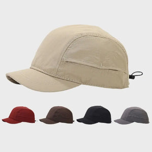 Adjustable Baseball Caps Hip Hop Quick Dry Short Brim Golf Dad Hat Sun Protection Cotton Snapback Caps Men Women