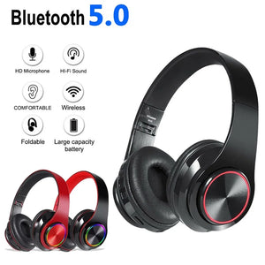 TV Headphones Wireless Helmets Foldable Bluetooth Headset PC Tablet Bluetooth Adapter Waterproof Carry Bag Gaming Music with Mic