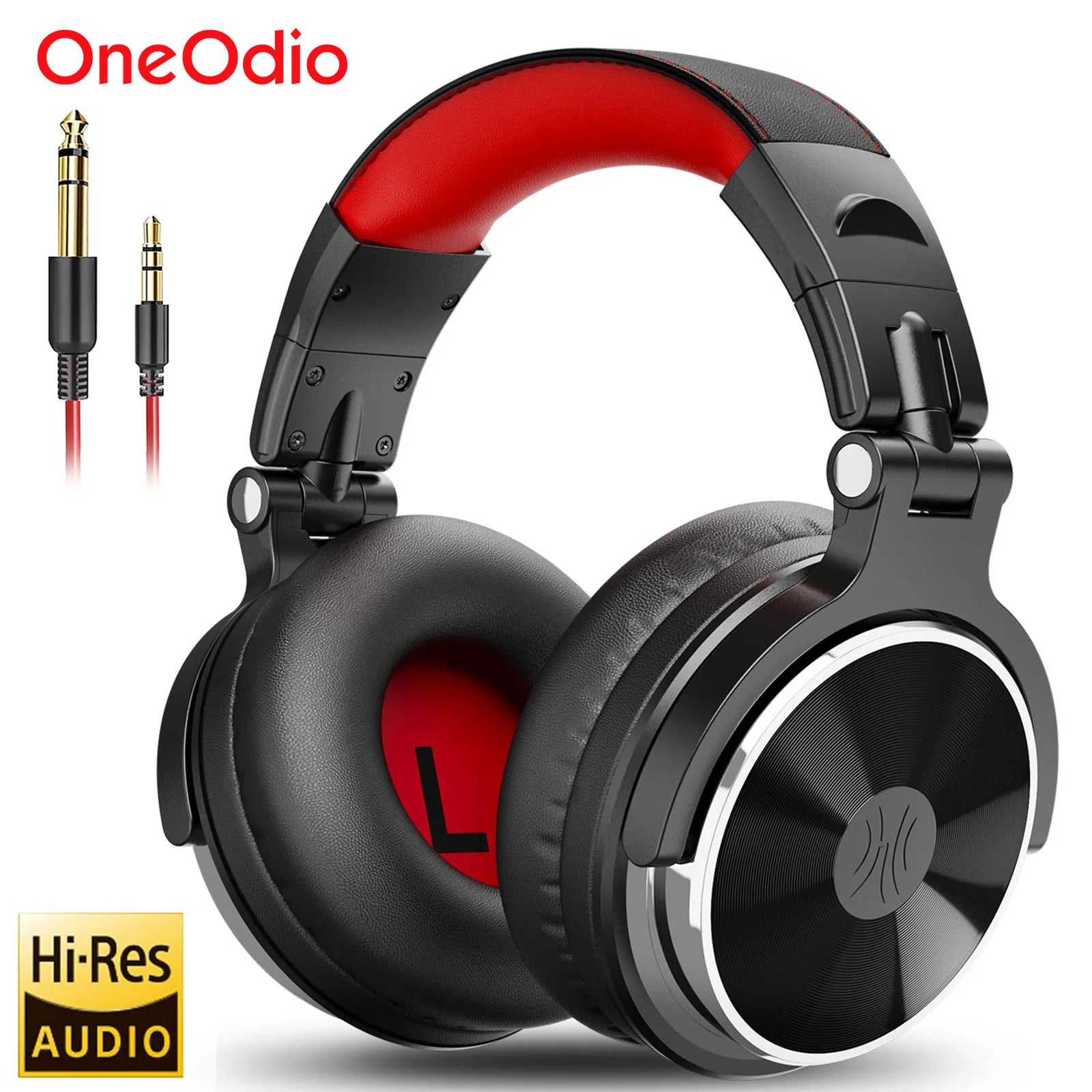 Oneodio Professional DJ Headphones Over Ear Studio Monitor Headset With Microphone HIFI Wired Bass Gaming Headset For Phone