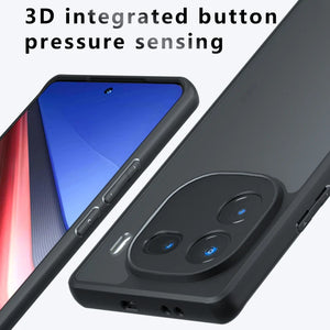 For Vivo Iqoo 12 Pro TPU Border Case Cover 3D Intergrated Button Case Anti Drop Airbags Covers Cellphone Coques Vivo for Iqoo 12