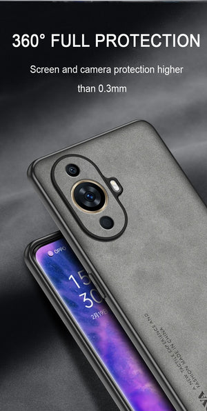 Luxury Leather Case for Huawei Nova 11 Pro Anti Drop Case Anti Slip Cover Cellphone Fundas Huawei Nova 11/Huawei Nova 10 Pro 9Z