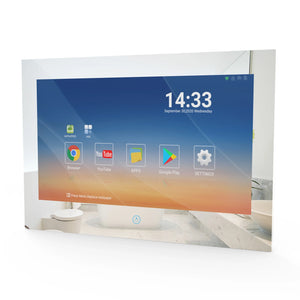 Haocrown 19 Inch Bathroom Mirror TV with Smart Touch Screen, IP66 Waterproof Android 11.0 Television --Ship to Australian Only