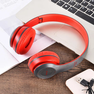 Wireless Bluetooth Earphone Headset Game Music Stereo Phone Headphones Gaming Computer Universal Headset  for Xiaomi Cell Tablet