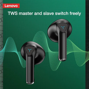 Lenovo GM5 Bluetooth Earphone Wireless 5.0 TWS Earbuds Low Latency Gaming Headphone Sports Earphone HIFI Headset with Mic