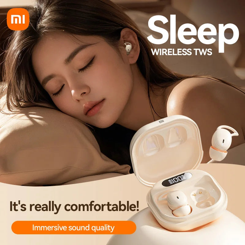 Xiaomi Mini Wireless Sleep Invisible Earbuds Bluetooth Gaming Sport Headphones HiFi Stereo Sound Music Headphones TWS Earphones