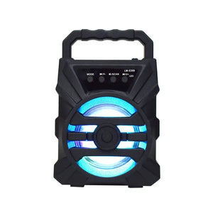 500mAh Bluetooth speaker Sound box high power bluetooth speakers TF Udisk karaoke handheld sound subwoofers for dancing