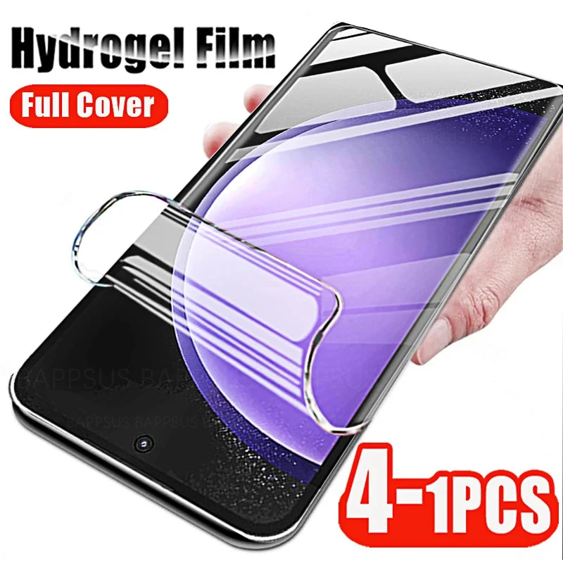 For Samsung Galaxy S24 Plus Ultra Full Coverage UnLock Hydrogel Film Clear Soft Screen Protector For Galaxy S24 5G Not Glass New