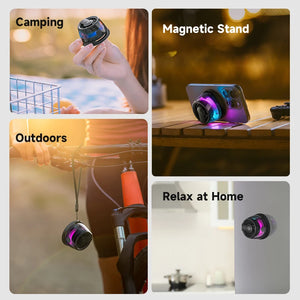 Edifier Magnetic Portable Bluetooth Speaker HECATE G200 Mini Sound Box Bluetooth 5.3 RGB Lighting Phone Holder True Wireless