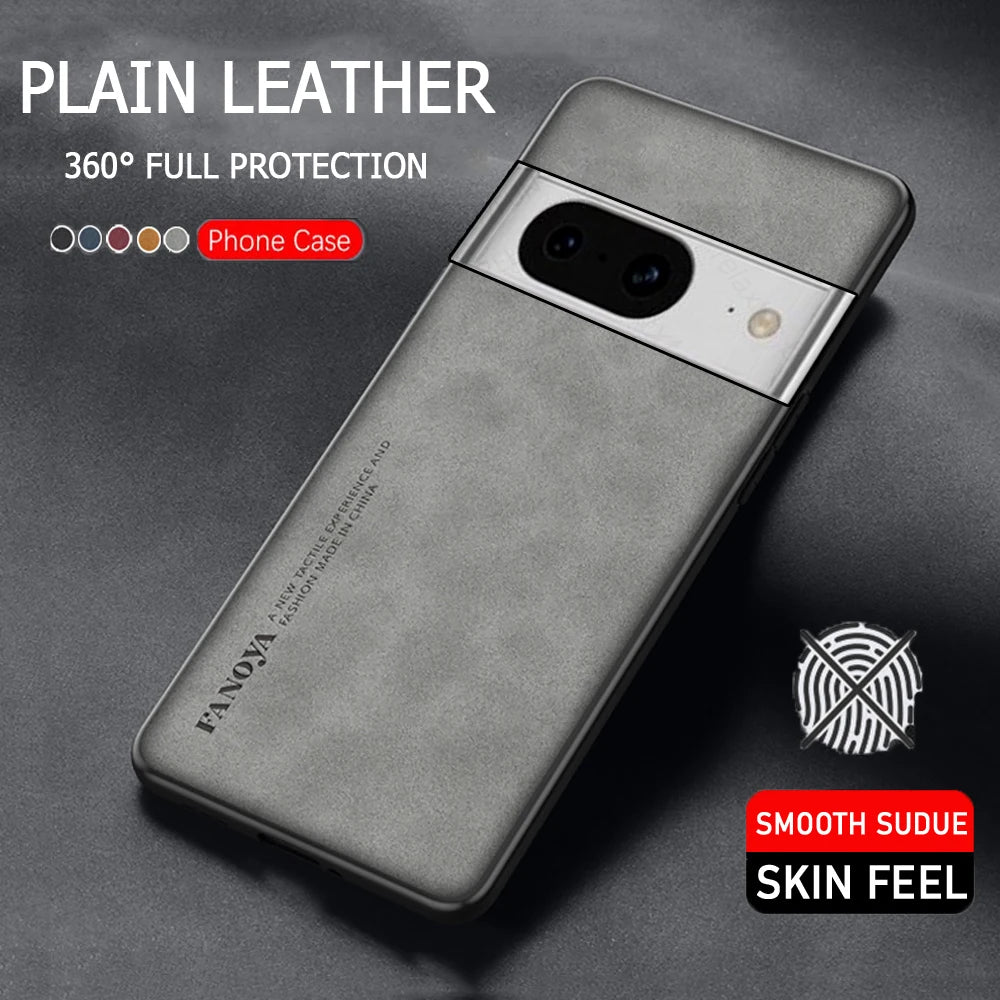 Luxury Leather Case for Google Pixel 7A Anti Drop Case Anti Slip Cover Google Pixel 8 8 Pro Cellphone Fundas Pixel 7/Pixel 7 Pro