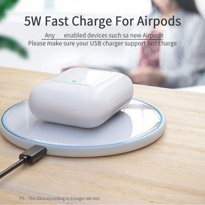 FDGAO Wireless Charger Pad 30W Fast Charging for Samsung S23 S22 S21 S20 iPhone 15 14 13 12 11 XR XS 8 Airpods Pro Quick Charge