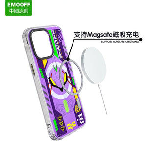 New EMO OFF EVA Case For iPhone 15 Pro Max Full Touch Anti Drop Case Magnetic Wireless Charging Cover iPhone 15 Case CellPhone