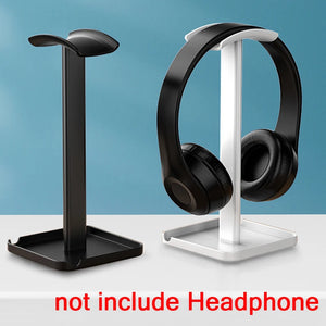 1Pc ABS+TPU Universal Headphone Stand Holder Space Saving Gaming Headset Stand Desktop Earphone Hanger Display Rack