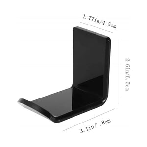 Display Rack Portable Black Office Accessories Headset Bracket Headphone Office Hanger Desktop Acrylic For  Offices Rooms