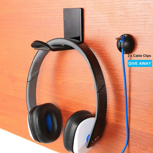 Display Rack Portable Black Office Accessories Headset Bracket Headphone Office Hanger Desktop Acrylic For  Offices Rooms