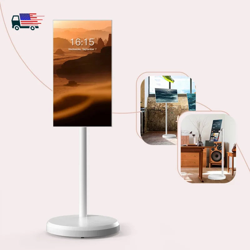 22-inch Standbyme 1080p Portable Monitor with Incell Touch Screen Android OS(Support Google Store) Built-in Battery(4-6H)