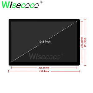 Amoled Touchscreen 10.5 Inch 2K 2560x1600 IPS OLED Touch Panel MIPI Driver Board Laptops Raspberry Pi Tablets Display