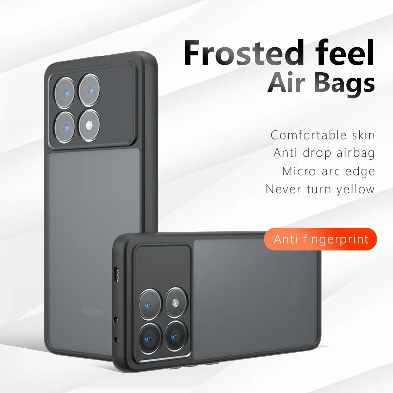 Skin Sensation Airbag Anti Drop Case Cover for Xiaomi Poco X6 Pro Mircropyle Back Case Cover for Xiaomi Poco X6 Cellphone Fundas