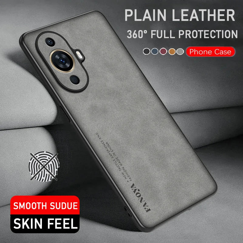 Luxury Leather Case for Huawei Nova 11 Pro Anti Drop Case Anti Slip Cover Cellphone Fundas Huawei Nova 11/Huawei Nova 10 Pro 9Z