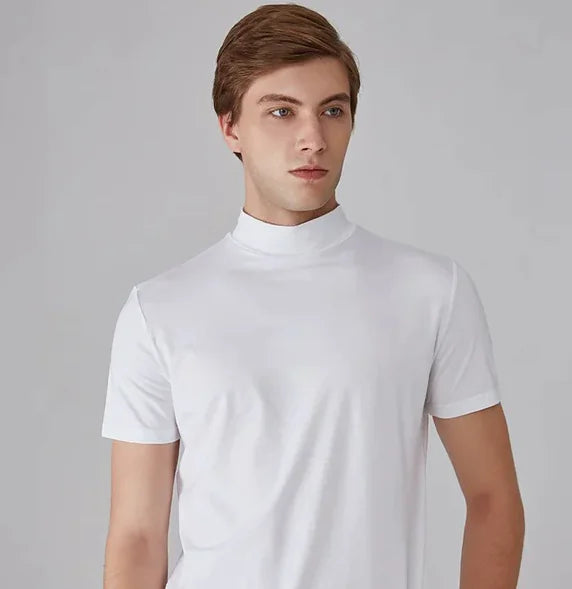 High Neck Anti-Sweat T-Shirt for Men