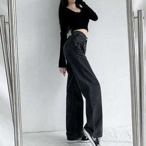 Y2K Baggy Straight Jeans